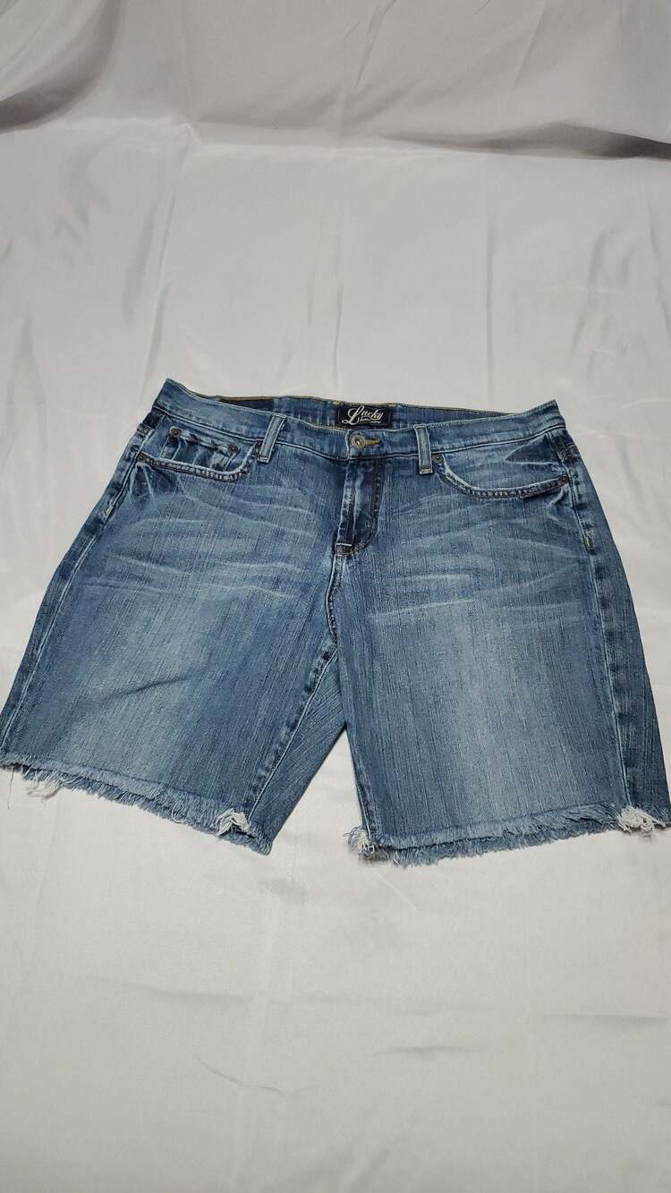 Lucky Brand New Easy Rider Denim Shorts Size 12/31